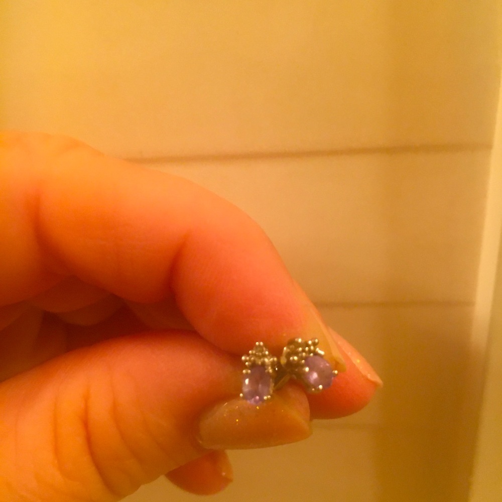 Tanzanite earrings